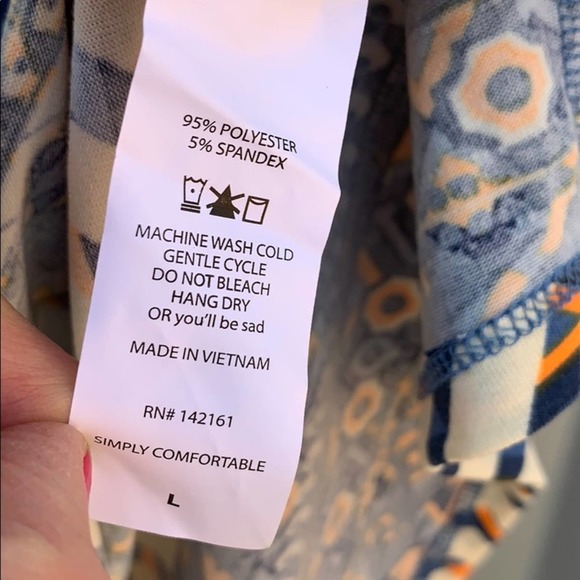 NWT Lularoe Julia Print Dress Large - Picture 3 of 9